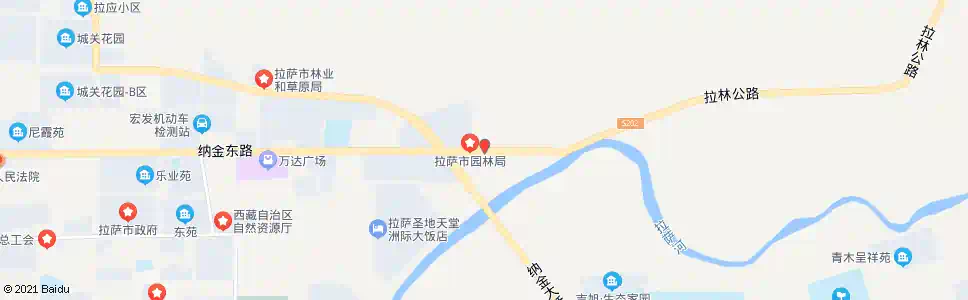 拉萨纳金公交总站站_公交站地图_拉萨公交_妙搜公交查询2025