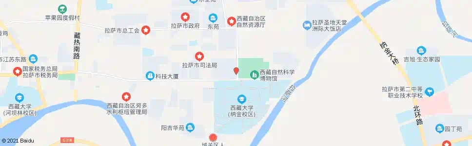 拉萨新藏大_公交站地图_拉萨公交_妙搜公交查询2025