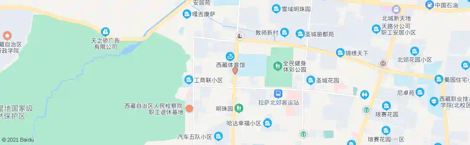 拉萨体校站_公交站地图_拉萨公交_妙搜公交查询2025