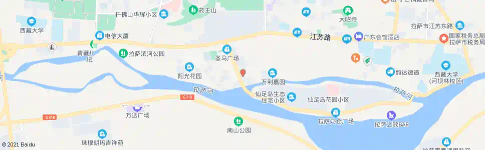 拉萨新鼎酒店站_公交站地图_拉萨公交_妙搜公交查询2025