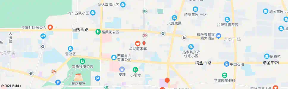 拉萨团结新村东门_公交站地图_拉萨公交_妙搜公交查询2025