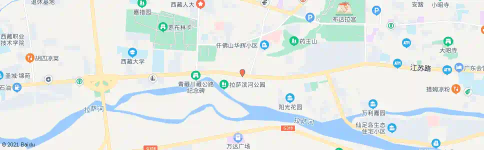拉萨交通职工学校站_公交站地图_拉萨公交_妙搜公交查询2025
