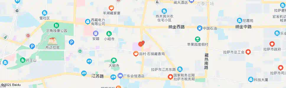 拉萨市医院生活区站_公交站地图_拉萨公交_妙搜公交查询2025