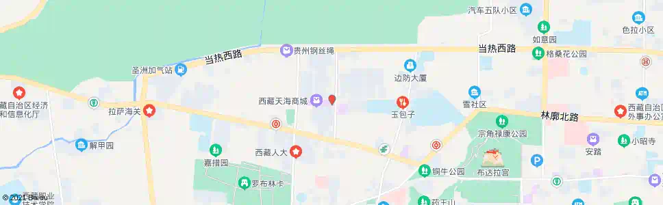 拉萨天海夜市站_公交站地图_拉萨公交_妙搜公交查询2025