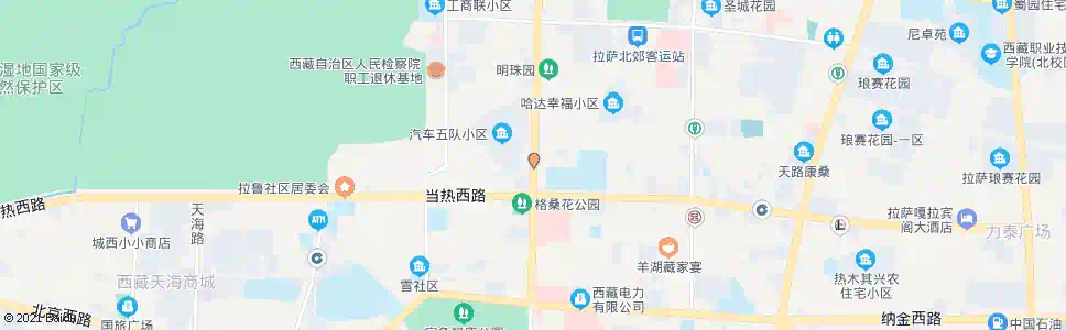拉萨汽车五队站_公交站地图_拉萨公交_妙搜公交查询2025