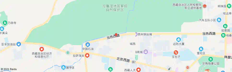 拉萨嘎吉路口站_公交站地图_拉萨公交_妙搜公交查询2025