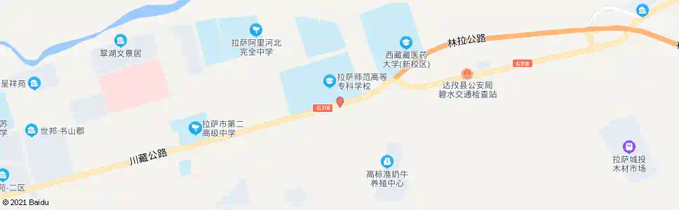 拉萨洛康桑村站_公交站地图_拉萨公交_妙搜公交查询2025