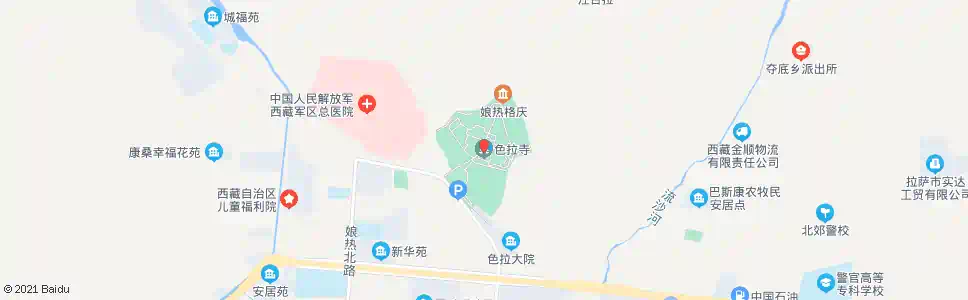 拉萨色拉寺站_公交站地图_拉萨公交_妙搜公交查询2025
