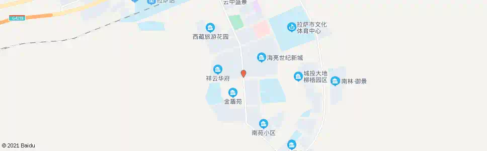 拉萨北京大道站_公交站地图_拉萨公交_妙搜公交查询2025