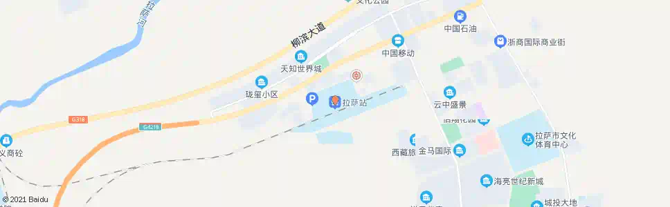 拉萨火车站_公交站地图_拉萨公交_妙搜公交查询2025