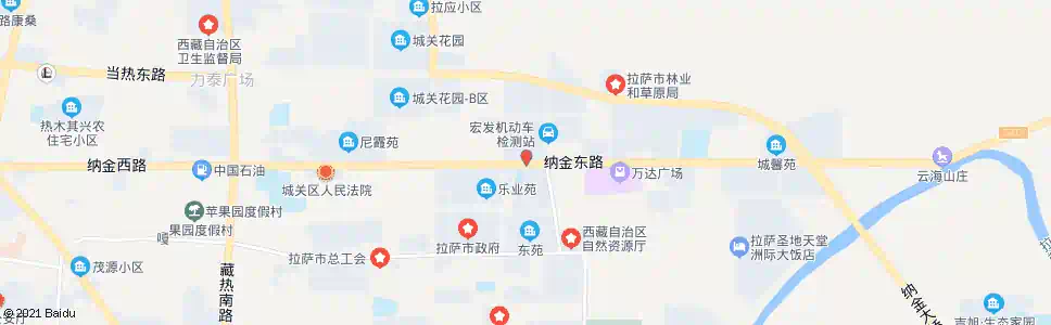 拉萨特殊学校站_公交站地图_拉萨公交_妙搜公交查询2025