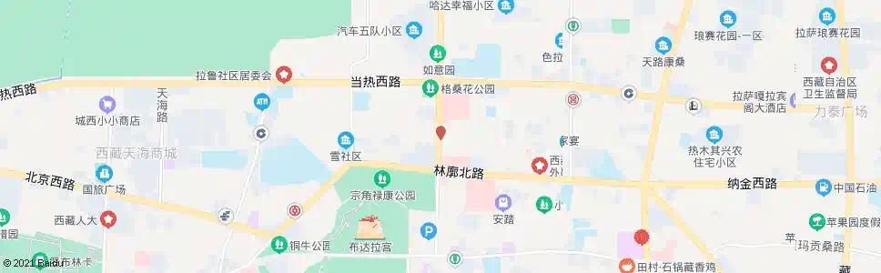 拉萨团结新村西门站_公交站地图_拉萨公交_妙搜公交查询2025