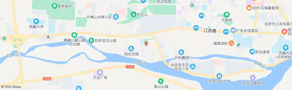 拉萨鸿运站_公交站地图_拉萨公交_妙搜公交查询2025