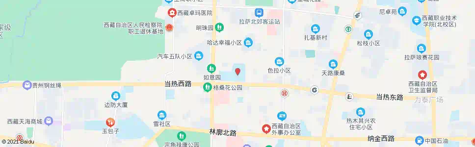 拉萨藏医学院站_公交站地图_拉萨公交_妙搜公交查询2025