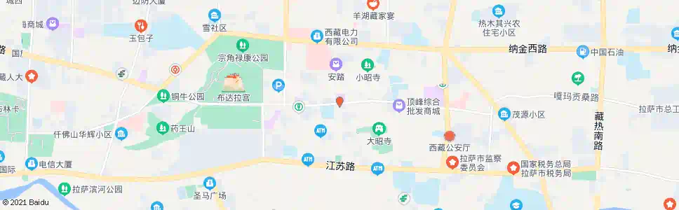 拉萨藏达商贸站_公交站地图_拉萨公交_妙搜公交查询2025