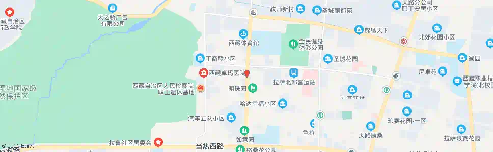 拉萨藏药厂站_公交站地图_拉萨公交_妙搜公交查询2025