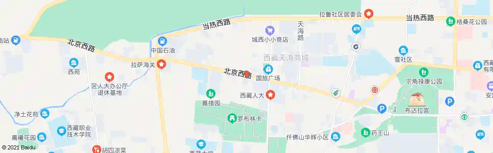 拉萨武警指挥学校站_公交站地图_拉萨公交_妙搜公交查询2025