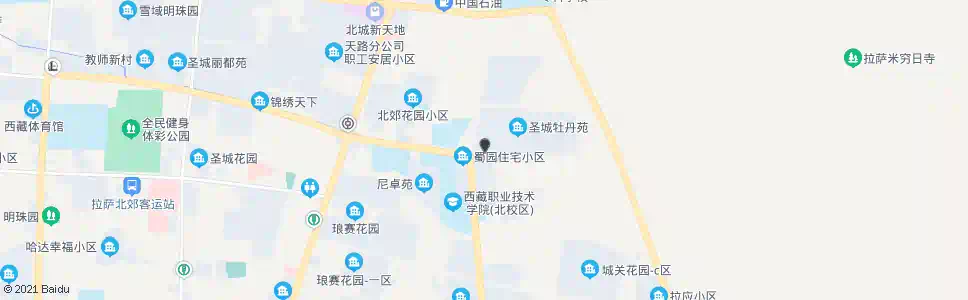 拉萨第十安居园站_公交站地图_拉萨公交_妙搜公交查询2025