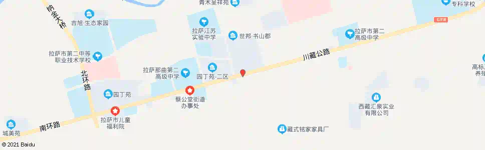 拉萨嘎其热站_公交站地图_拉萨公交_妙搜公交查询2025