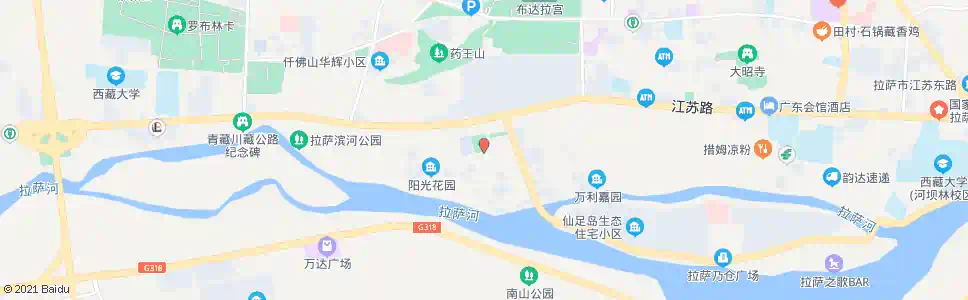 拉萨西藏宾馆站_公交站地图_拉萨公交_妙搜公交查询2025