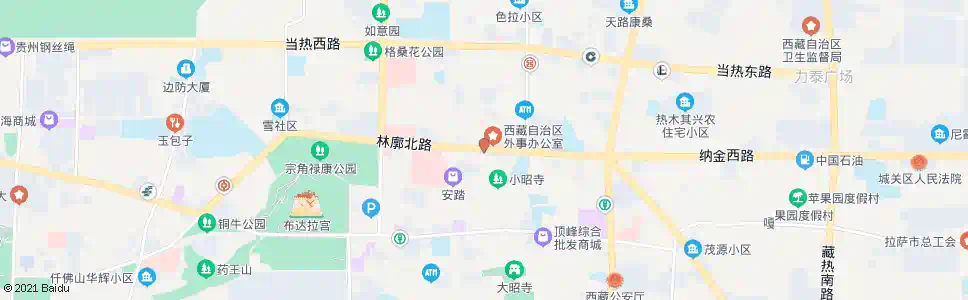 拉萨林廓北路站_公交站地图_拉萨公交_妙搜公交查询2025