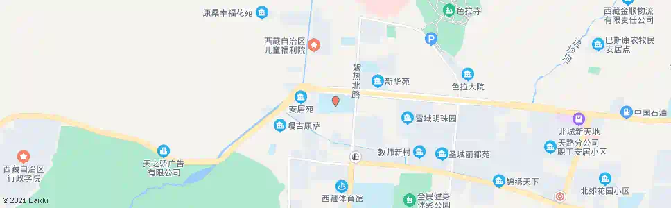 拉萨江苏中学站_公交站地图_拉萨公交_妙搜公交查询2025