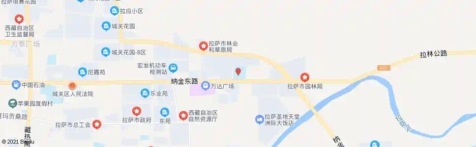 拉萨纳金小学站_公交站地图_拉萨公交_妙搜公交查询2025