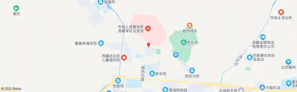 拉萨总医院站_公交站地图_拉萨公交_妙搜公交查询2025