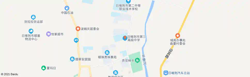 日喀则三中_公交站地图_日喀则公交_妙搜公交查询2025