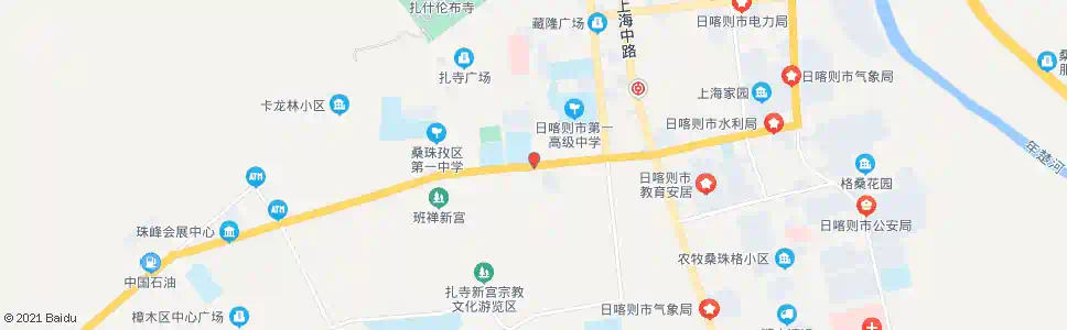 日喀则扎德路口_公交站地图_日喀则公交_妙搜公交查询2025