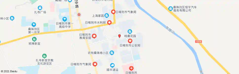 日喀则川面馆_公交站地图_日喀则公交_妙搜公交查询2025