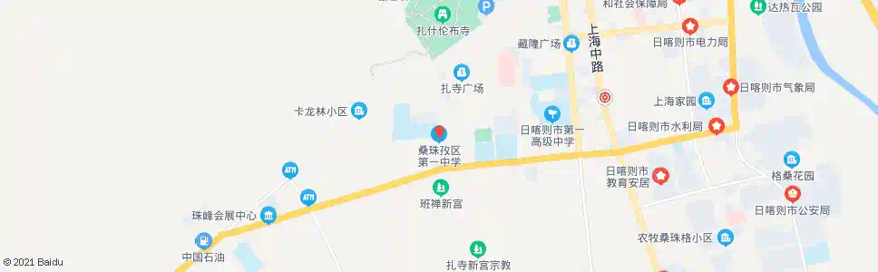 日喀则市一中_公交站地图_日喀则公交_妙搜公交查询2025