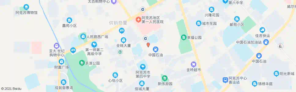 阿克苏健康路_公交站地图_阿克苏公交_妙搜公交查询2025