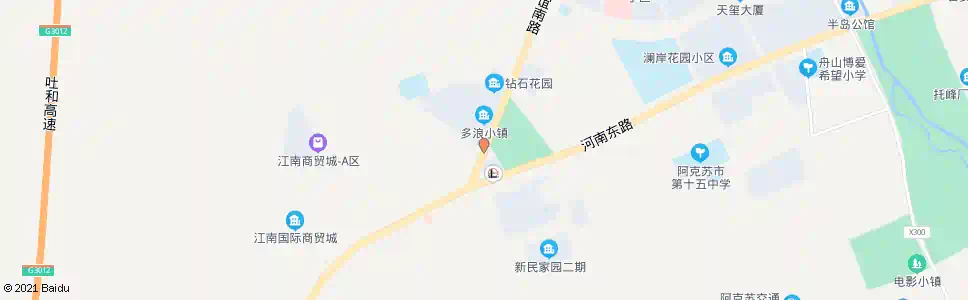 阿克苏友谊路(南行)_公交站地图_阿克苏公交_妙搜公交查询2025