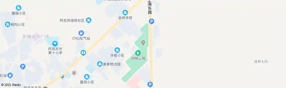 阿克苏胡杨公园_公交站地图_阿克苏公交_妙搜公交查询2025