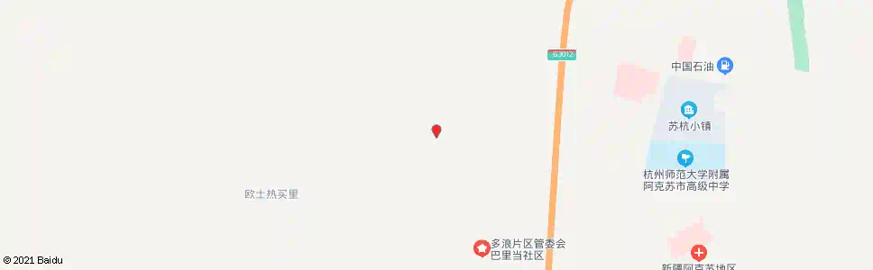阿克苏多浪人家(北行)_公交站地图_阿克苏公交_妙搜公交查询2025