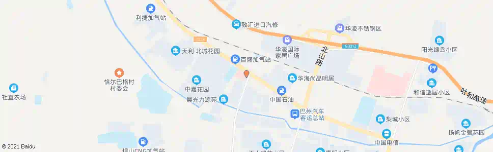 巴音郭楞火车北站_公交站地图_巴音郭楞公交_妙搜公交查询2025