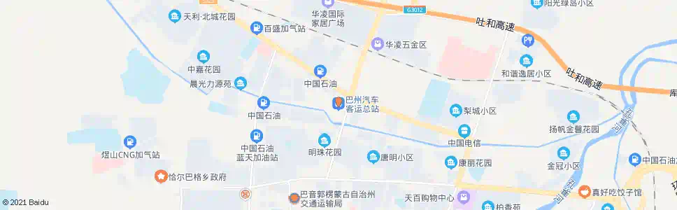 巴音郭楞华凌汽车城_公交站地图_巴音郭楞公交_妙搜公交查询2025