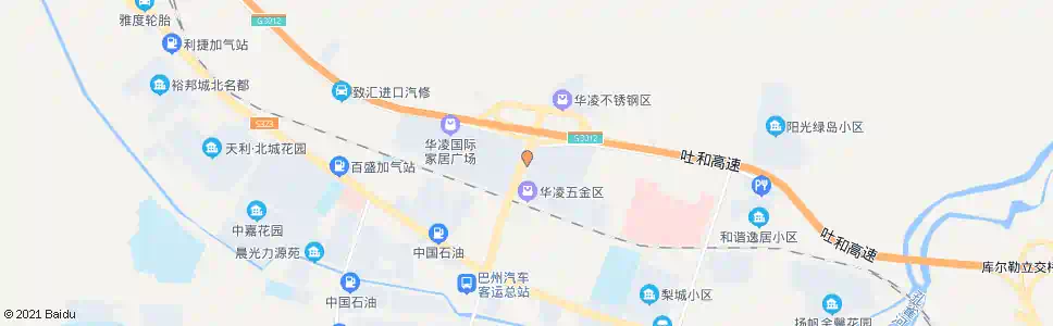 巴音郭楞华凌公寓_公交站地图_巴音郭楞公交_妙搜公交查询2025