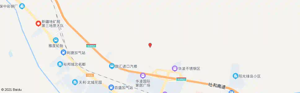 巴音郭楞华凌钢材市场中间站_公交站地图_巴音郭楞公交_妙搜公交查询2025