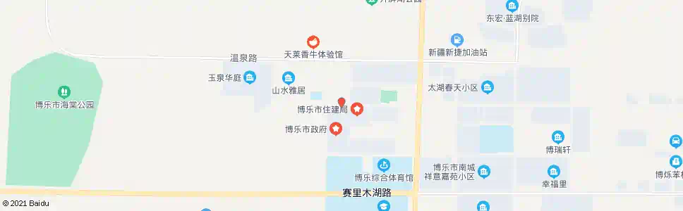 博尔塔拉博乐市党政联合办公大楼北_公交站地图_博尔塔拉公交_妙搜公交查询2025