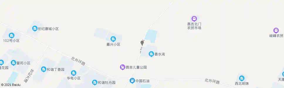 昌吉解放路_公交站地图_昌吉公交_妙搜公交查询2025