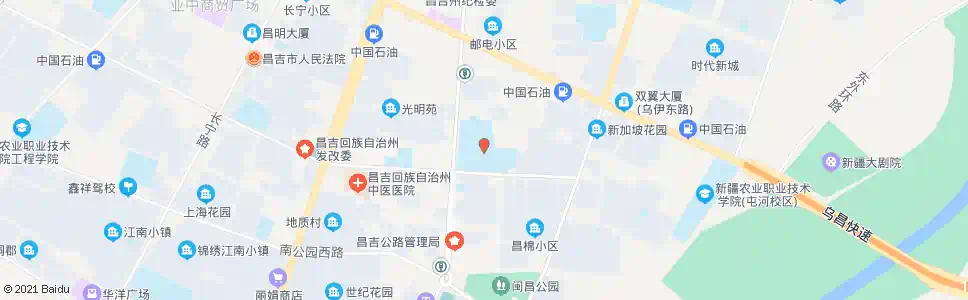 昌吉市二中_公交站地图_昌吉公交_妙搜公交查询2025