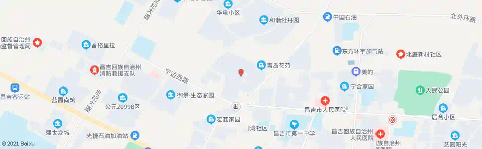 昌吉小渠子一村下站_公交站地图_昌吉公交_妙搜公交查询2025