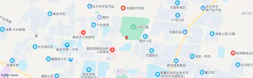 昌吉人民公园_公交站地图_昌吉公交_妙搜公交查询2025