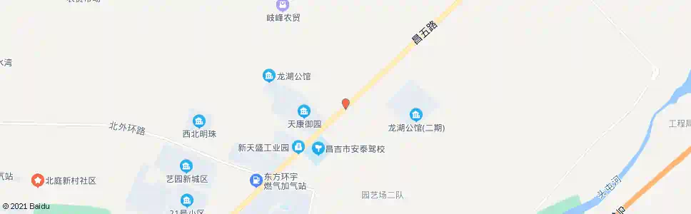 昌吉科二路路口_公交站地图_昌吉公交_妙搜公交查询2025