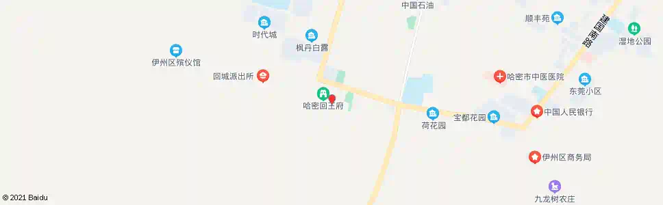 哈密哈密王陵(东行)_公交站地图_哈密公交_妙搜公交查询2025