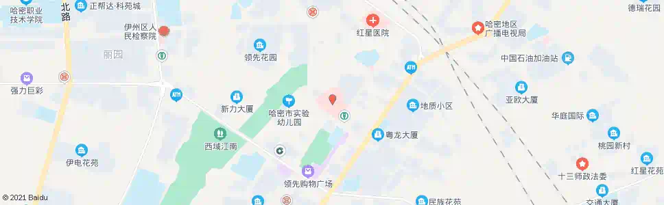 哈密377医院_公交站地图_哈密公交_妙搜公交查询2025