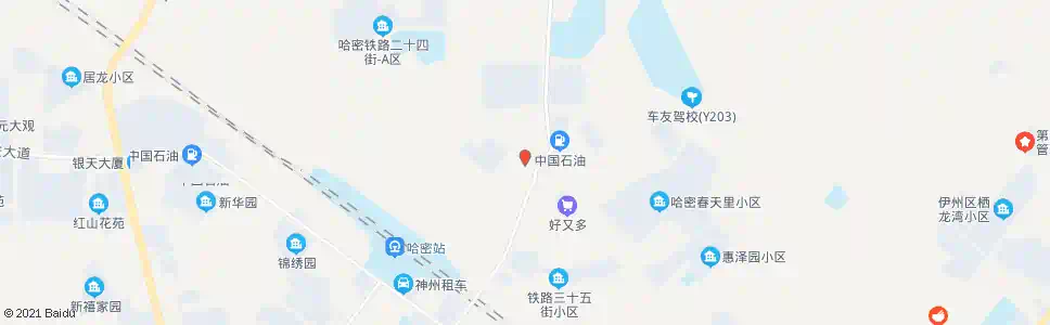 哈密道北市场_公交站地图_哈密公交_妙搜公交查询2025