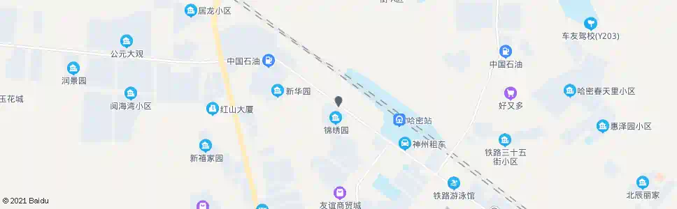 哈密铁集贸_公交站地图_哈密公交_妙搜公交查询2025